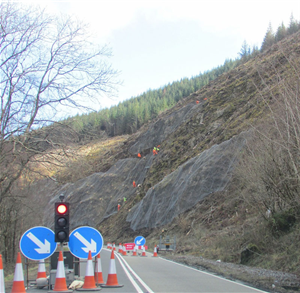 Roadworks in North Norfolk